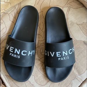 Givenchy Paris Rubber Sliders